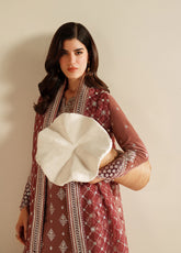 Velvet Vogue By Jazmin Luxury Formals Embroidered Velvet 3 Piece Unstitched Suit JZ25VVLF D-VVF-03